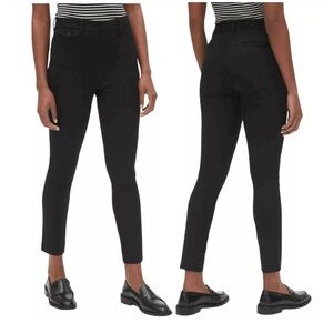 Gap 12P High Rise Signature Skinny Ankle pants black